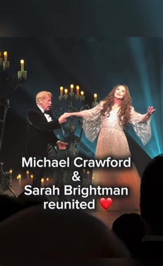 40 years later… still magical! 🎭❤️ Michael Crawford, 84, and Sarah Brightman, 66, reunited for The Phantom of the Opera’s 40th anniversary in London last night. Was anyone lucky enough to witness this? ❤️ #PhantomOfTheOpera #MichaelCrawford #londontheatre #westend #andrewlloydwebber