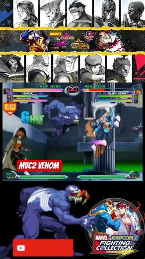 Mvc2: Puigjaner2 - Venom combo resets + Gambit assist to Venom Web 🕸️ EPIC #freemvc2