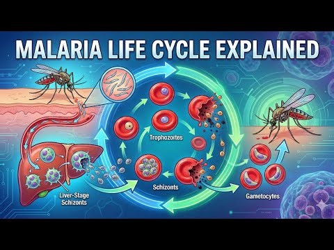 Life cycle of Plasmodium (Sexual Phase and Treatment)