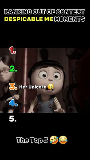 Ranking out of context Despicable Me Moments 🤣 #funnymoments #fypシ゚viral