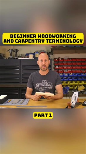Beginner Woodworking and Carpentry Terminology #carpentry #usa #tipsandtricks #fyp #beginner