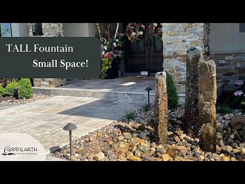 Large Bubbling Basalt Column Fountains