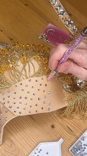 1.4M views · 6.4K reactions | HAPPY NEW YEAR I’M BACK TO WORK READY FOR A CREATIVE NEW YEAR! Crystal picker pen available in store!  www.moonlightcostumes.com  Worldwide shipping  For info DM or write at info@moonlightcostumes.com #Handmade #bellydancecostume #bellydancer #handmadewithlove #fyp #dancers #designer #bellydanceshop | Moonlight Belly dance costumes | Facebook