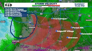 86K views · 198 reactions | 80+ MPH winds are expected here in Tarrant County. Here's the track of this burst of wind. | Pete Delkus | Facebook