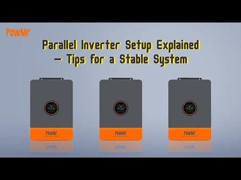 How to Parallel Inverters Correctly – Step-by-Step Tips