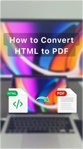 How to Convert HTML to PDF for FREE