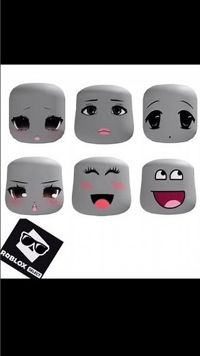 Roblox different age groups and their faces they mostly use..