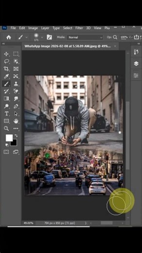 Photo editing in Adobe Photoshop #tutorial #shorts #photoshop