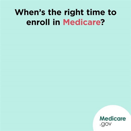 Do you know when to sign up for #Medicare coverage? Generally, your first chance to sign up for Medicare is during your Initial Enrollment Period. It lasts for 7 months, starting 3 months before you turn 65 and ending 3 months after you turn 65. (Signing up for coverage when you’re eligible helps you avoid late enrollment penalties.) https://go.medicare.gov/43UKm0l | Medicare