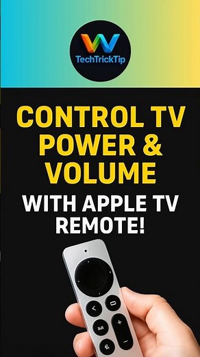 How to Use Apple TV Remote to Control Your TV Power and Volume?