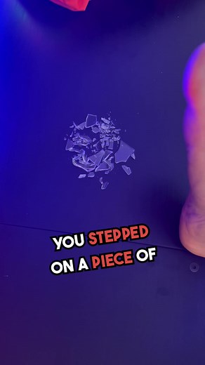 Yes, I did accidentally step on that tiny piece of glass, it took a little bit of digging but I was able to remove it. The soles of the feet have a lot of skin layers so, there wasn’t any pain at all. #medical #emergency #survival #skills #safety