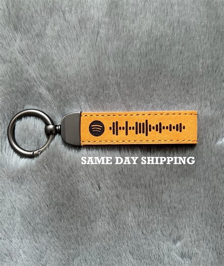 Custom Song Barcode Keychain: Personalized Music Gift - Etsy