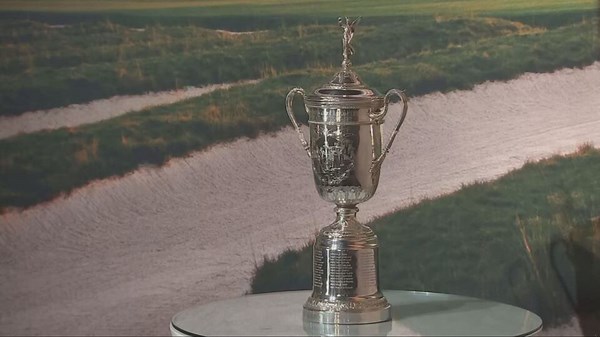 Fans have opportunities all weekend to see, take picture with U.S. Open trophy