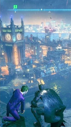 The Best Place to Watch Gotham’s Skyline #beautyofgaming #openworldgaming #arkhamknight #shorts