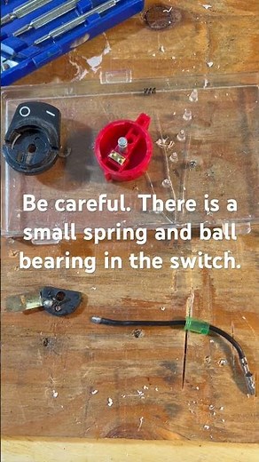 Generac power washer on off switch repair instead of replace.