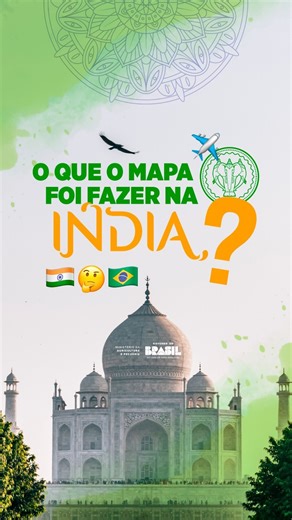 🇮🇳 O Mapa integra a delegação oficial à Índia liderada pelo vice-presidente da República, Geraldo Alckmin, abrindo novos caminhos para o agro brasileiro e fortalecendo parcerias estratégicas entre os dois países. 🤝 Durante a missão, o Ministério da Agricultura e Pecuária vai participar do Fórum Empresarial Brasil–Índia e de agendas voltadas à ampliação das exportações e à troca de tecnologias que impulsionam o desenvolvimento rural e sustentável. 🌾 A Índia é o segundo maior produtor agrícola