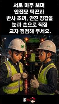 오늘도 작업 전 TBM 하셨나요?#Shorts #TBM#작업전안전점검회의