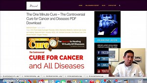 Cancer and disease Cure The One Minute Cure H2O2 Therapy Day 4