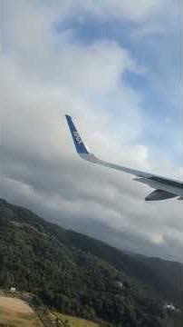 飛行機離陸動画 ANA機窓 #旅行 #岡山空港 #飛行機#機窓#ana #離陸