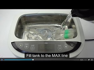 iSonic P4821-CPAP Ultrasonic CPAP Deep Cleaner