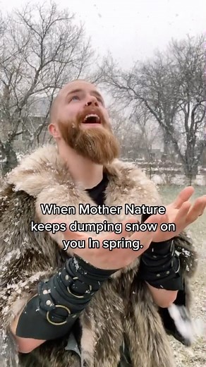 56K views · 5.8K reactions | Im not even made about it… 欄 #spring #snow #crazy #vikings #canada | Tank Tolman | Facebook
