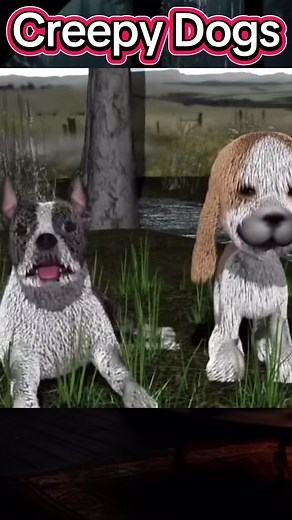 Creepy Dog Animation #scary #horror #creepy #fyp #viral #fypシ #dogs #animated #weird