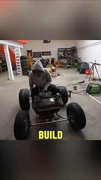 Mini rat rod with a monster V-twin engine 😱🔥