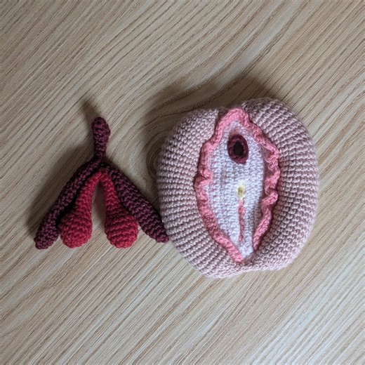 Crochet Pattern PDF – Crochet Vulva and Clitoris | Amigurumi Anatomical Models – Educational Tutorial - Etsy