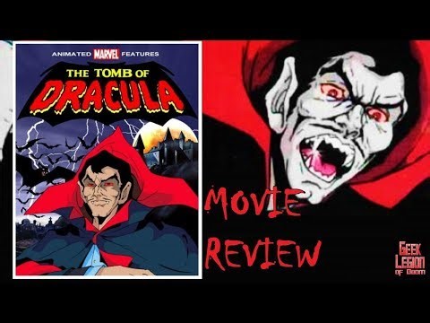 TOMB OF DRACULA : SOVEREIGN OF THE DAMNED ( 1980 Tom Wyner ) Marvel Anime Movie Review