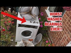 Indesit IWC71453 washing machine || WORST bearings ever on a 2 year old washing machine?