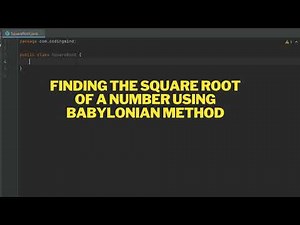 Finding the square root of a number using Babylonian method in JAVA