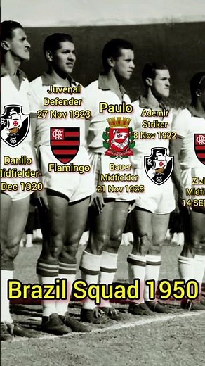 Brazil Squad – 1950 FIFA World Cup Final