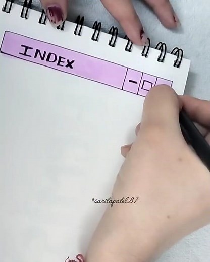 Index page design 💜😊 #frontpage #youtubeshorts #shorts #index #project