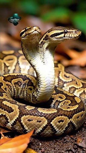 The two-headed snake with two brains