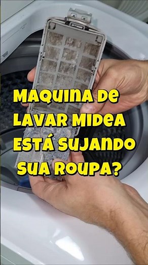 Washing Machine Dirtying Clothes? See How Simple It Is to Fix. This Machine Is Made by Midea