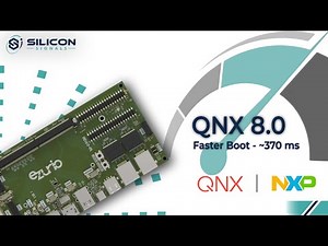 QNX 8.0 Fast Boot - Optimised Boot Time on NXP i.mx8 - ~370 ms