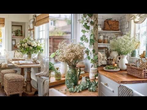 How to Style a Small Kitchen Rustic & Cozy | Farmhouse & Cottagecore Decor Tips