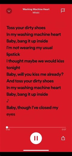 Slowed Songs: Washing Machine Heart by Mitski | Part 56