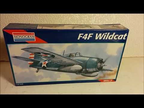 F4F Wildcat build 1/48 scale Pt1 Monagram