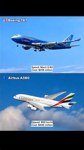 Boeing 747 vs Airbus A380 | Giant Airliner Faceoff