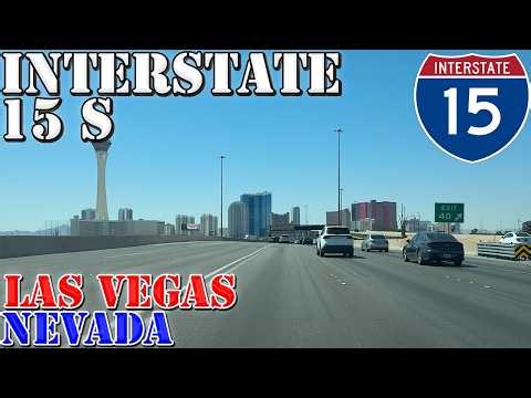 I-15 South - Las Vegas - Nevada - 4K Highway Drive