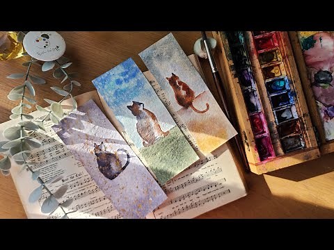 3 Easy Watercolor Cats Painting: How to Beginner Tutorial