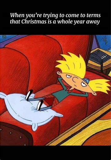 Toughest stretch of the year, knowing that Christmas is so far away 😢 #90skids #90scartoons #90snostalgia #heyarnold