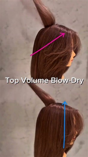 💨 Blow Dryer Technique for Bouncy HairWant salon-like bounce & volume? ✨In this technique, #blowdry