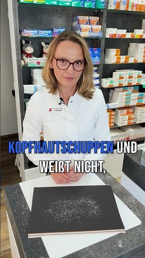 Schuppen auf der Kopfhaut loswerden #apothekerin #gesundheit #schuppen