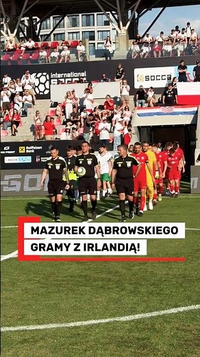 HYMN POLSKI PRZED MECZEM Z IRLANDIĄ NA EURO SOCCA #shorts