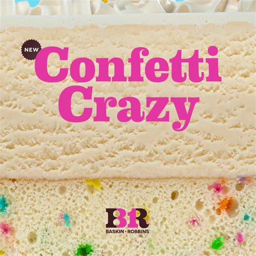 Make any event just a little ✨extra✨ with the combo of this new cake layer and whatever ice cream you choose! | Baskin-Robbins