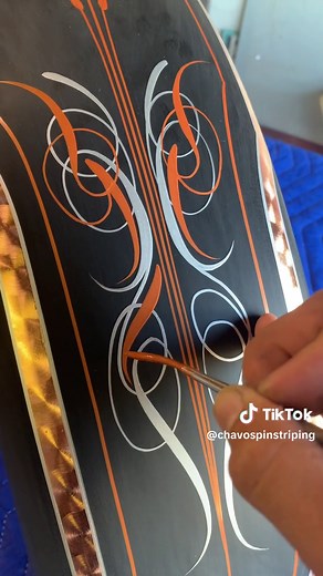 Magical Wizard and Freehand Pinstriping for Harley-Davidson
