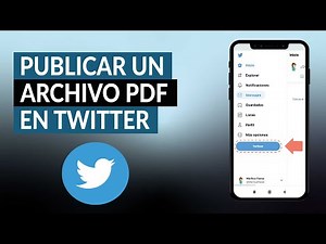 Cómo poner o publicar un archivo PDF en TWITTER paso a paso