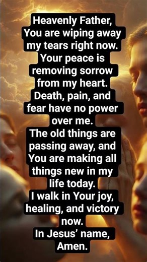 NO MORE TEARS 😭✨ God’s Final Promise! | Revelation 21:4 A daily dose of Eternal Hope 🙏